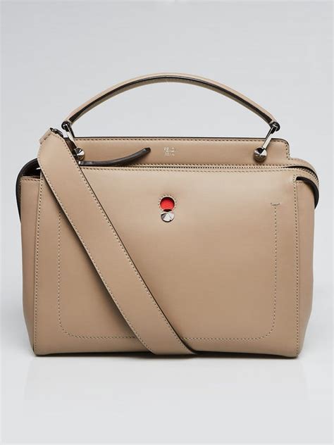 fendi grey smooth calfskin leather dotcom satchel bag 8bn293|FENDI Grey Smooth Calfskin Leather Dotcom Satchel Bag .